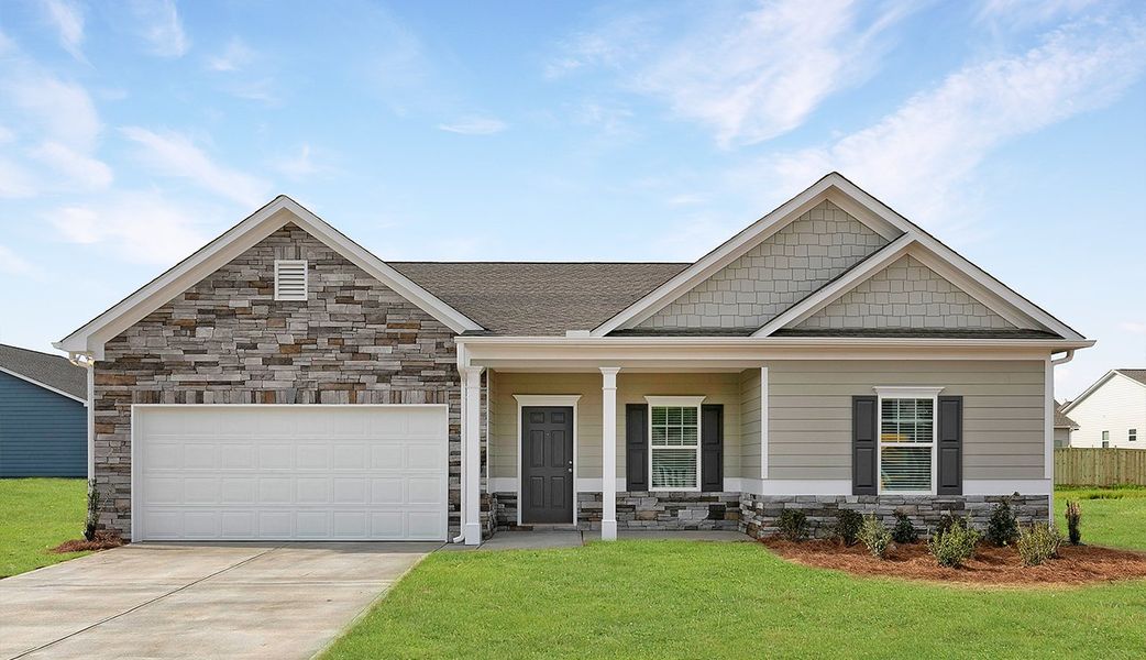 New construction Single-Family house The Avondale, 5090 Pioneer Drive, Sanford, NC 27330 - photo