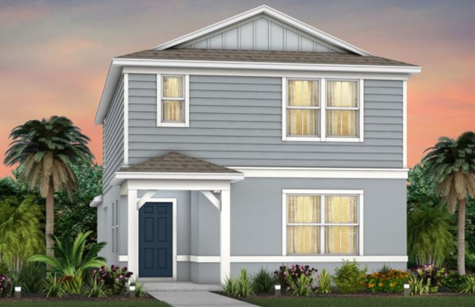 New construction Single-Family house Jasmine, 2657 Blowing Breeze Ave, Kissimmee, FL 34744 - photo