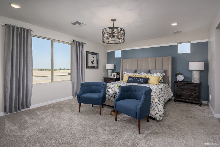 Primary Bedroom | Grand | The Villages at North Copper Canyon – Canyon Series | Surprise, AZ | Landsea Homes