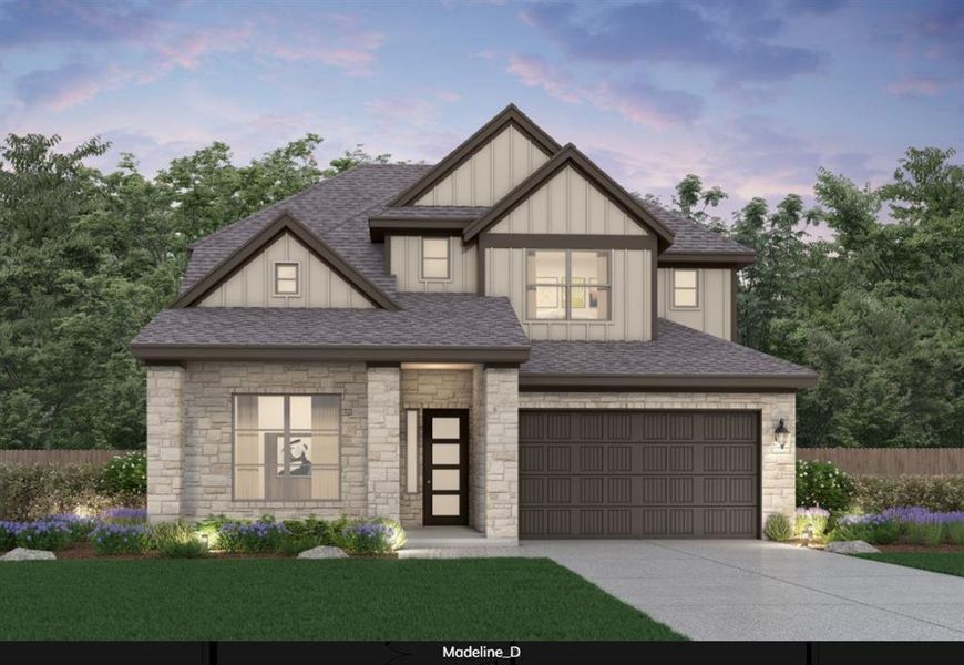 New construction Single-Family house 484 Prickly Poppy Loop, Kyle, TX 78640 Madeline- photo