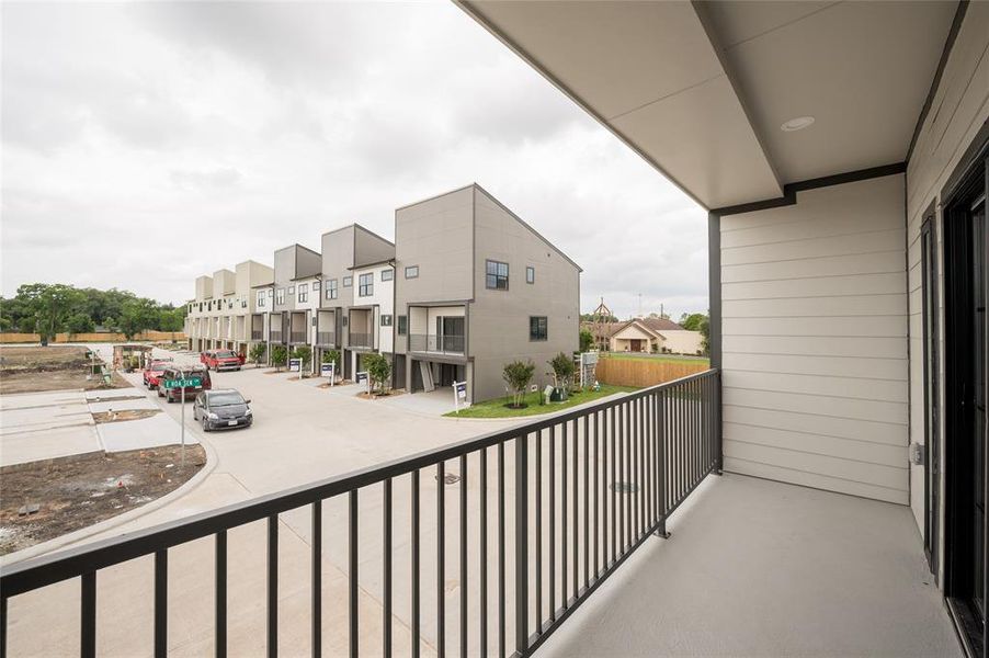 *Representative Photo. Spacious Balcony overlooking the community.