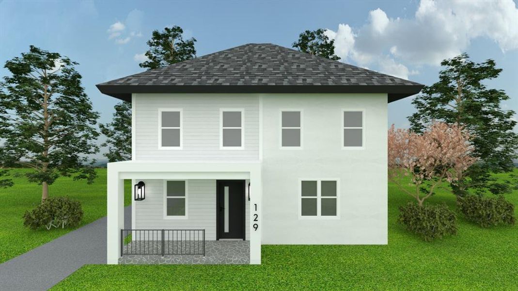 New construction Townhouse house 129 E Grant Street, Orlando, FL 32806 - photo