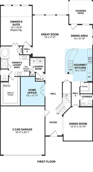 The Easton II floor plan by K. Hovnanian Homes. 1st Floor Shown. *Prices, plans, dimensions, features, specifications, materials, and availability of homes or communities are subject to change without notice or obligation.