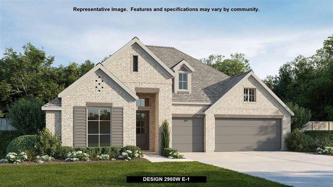 New construction Single-Family house 11814 Bush Tail Court, Mont Belvieu, TX 77523 Design 2980W- photo