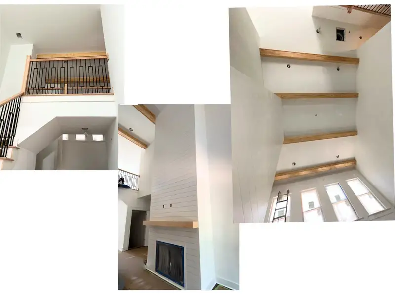 Some of the two Story Great Room Finishes