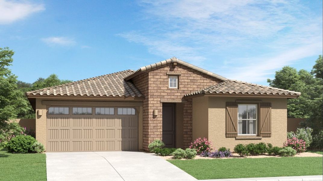 New construction Single-Family house 4299 E Samkay Lane, San Tan Valley, AZ 85143 Sage Plan 4022- photo