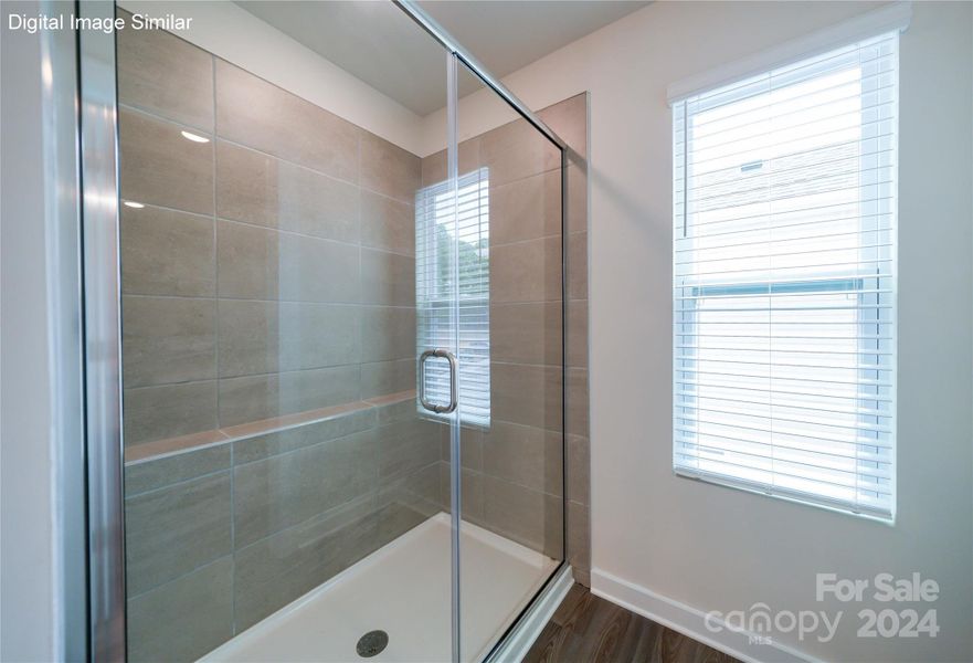 Digital Image Similar: Primary Bathroom- subject home has separate shower with ceramic and garden tub