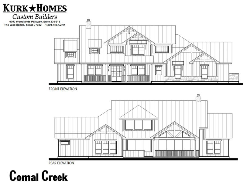 New construction Single-Family house Comal Creek, 1015 A Texas 150, New Waverly, TX 77378 - photo