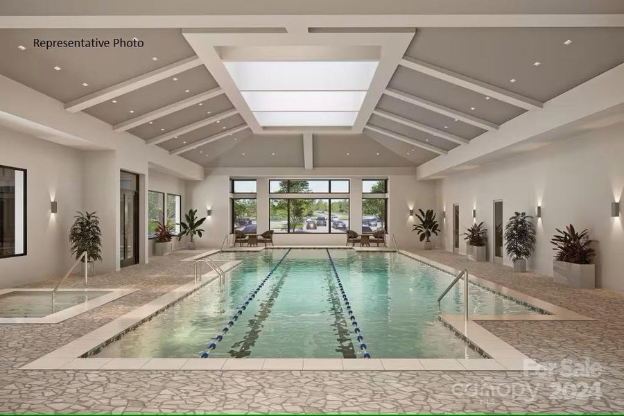 Luxurious indoor pool/spa