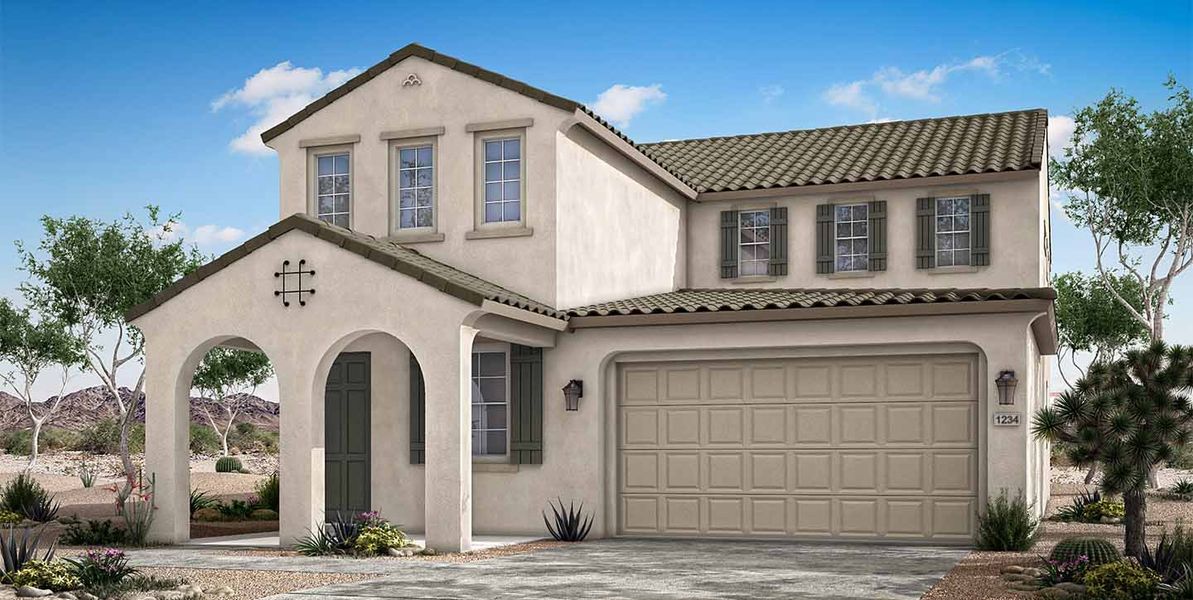 New construction Single-Family house Sapphire, 5716 W Mauna Loa Lane, Glendale, AZ 85306 - photo