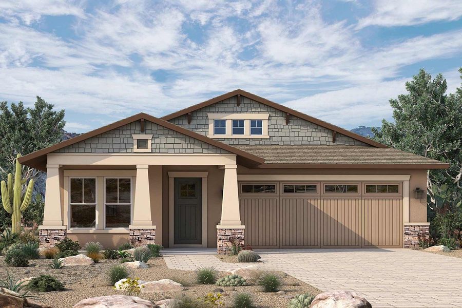 New construction Single-Family house The Jacqueline, 2038 West Union Park Drive, Phoenix, AZ 85085 - photo