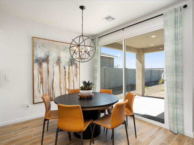 Dining Area in the Arlo Floorplan at Abel Ranch