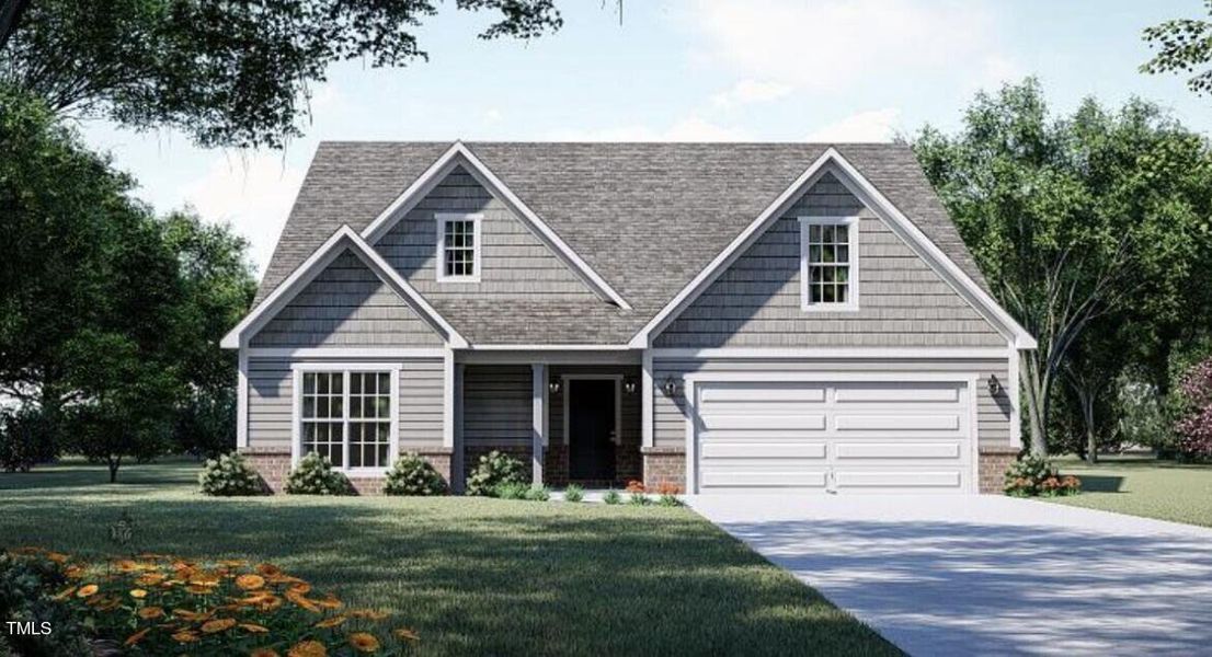 New construction Single-Family house 380 Oak Park Boulevard, Youngsville, NC 27596 The Caldwell- photo