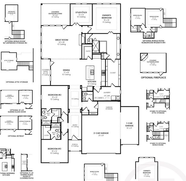 New construction Single-Family house Plan 4522, 3416 Scythe Court, Celina, TX 75071 - photo