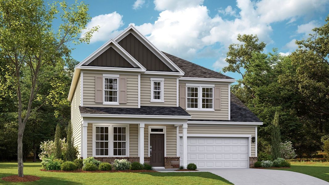 New construction Single-Family house Jessamine, 604 Deer Pond Way, Knightdale, NC 27545 - photo