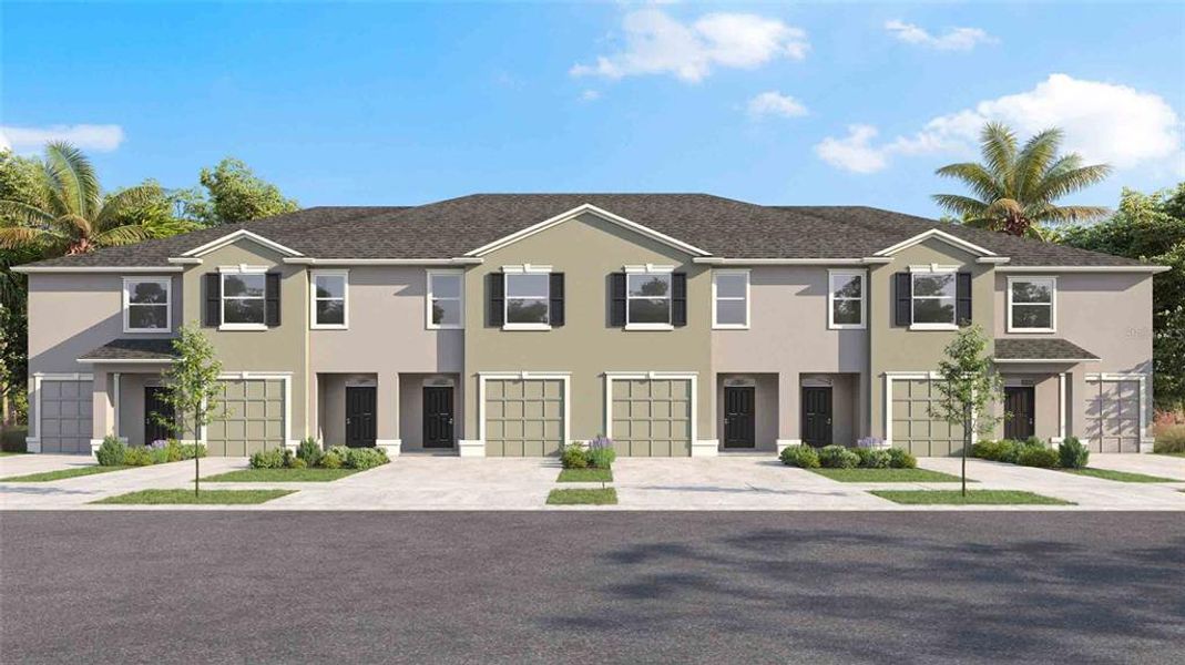 New construction Townhouse house 11085 Crescent Deer Drive, Land O' Lakes, FL 34638 - photo