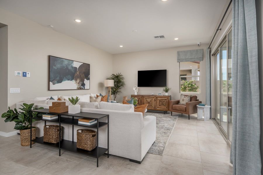 Great Room | Pastora | Wildera – Peak Series | New Homes in San Tan Valley, AZ | Landsea Homes