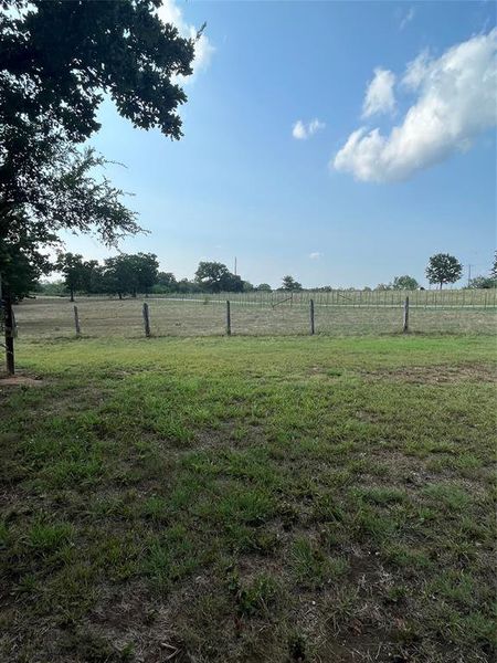 View of yard featuring a rural view