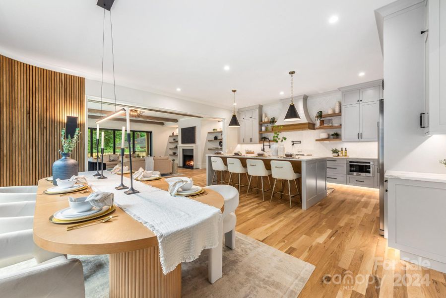 Dining Area and Kitchen