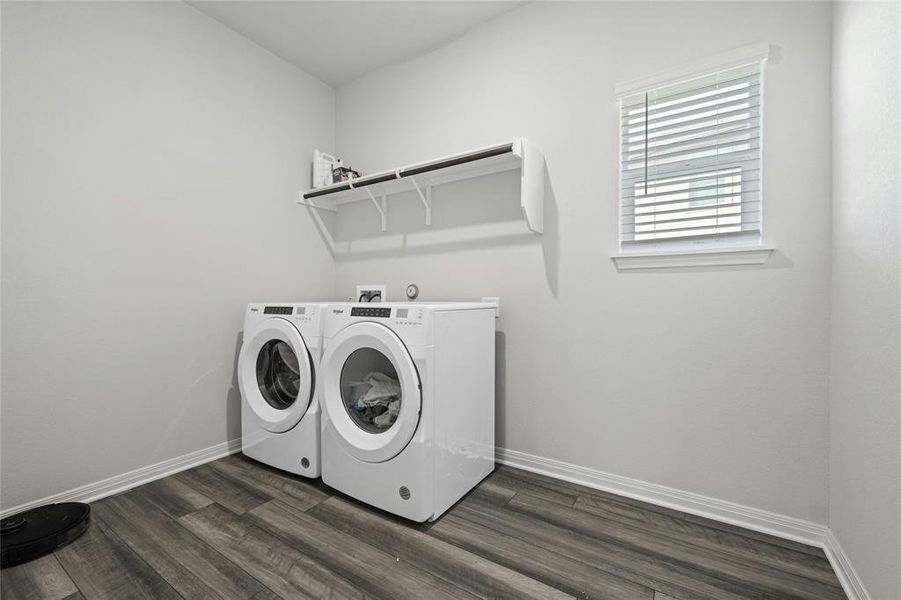 Separate Utility Room with Plenty of Space for Freezer or Second Refrigerator.