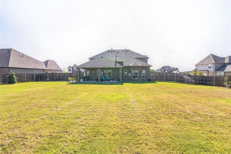 View of yard with a patio area