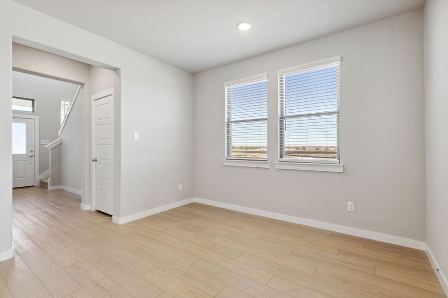 Dining Room in the Oak home plan by Trophy Signature Homes – REPRESENTATIVE PHOTO