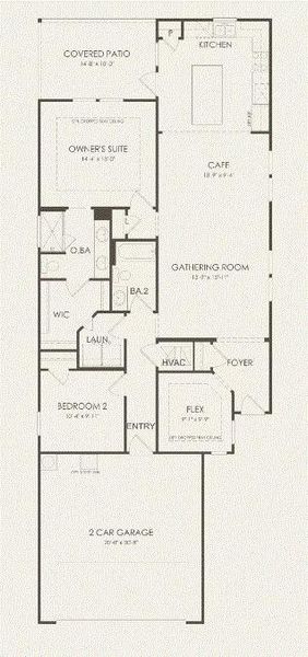 Del Webb Homes, Compass floor plan