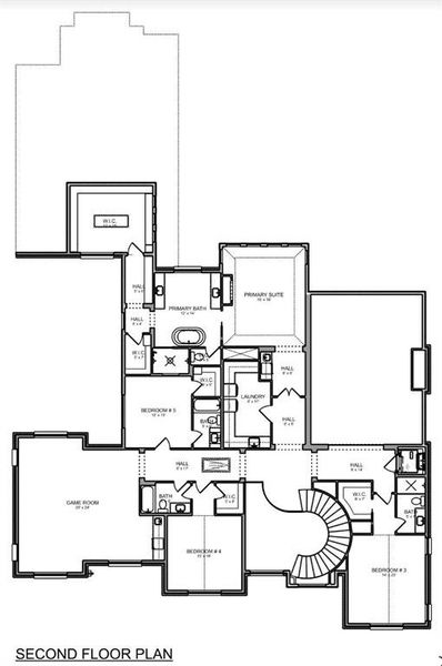 Second floor drawings (subject to builder changes).