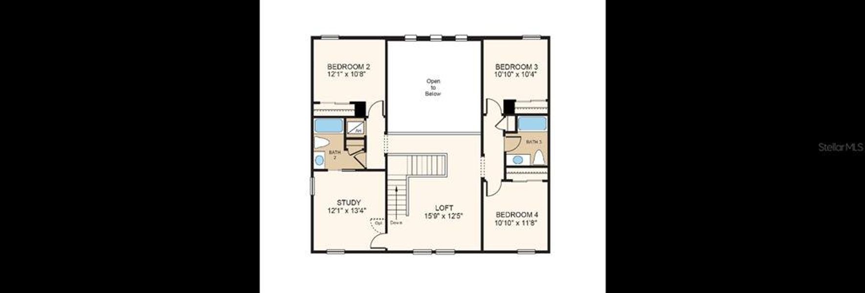 Floor plan level 2