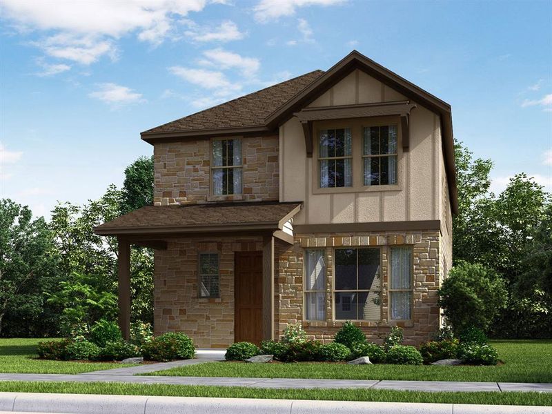 New construction Single-Family house 650 Lone Peak Way, Dripping Springs, TX 78620 The Somerset (2410)- photo