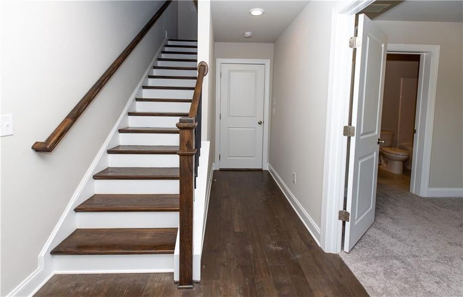 Gorgeous front entrance on terrace level.  Photo not of actual home but another previously built TPG home.