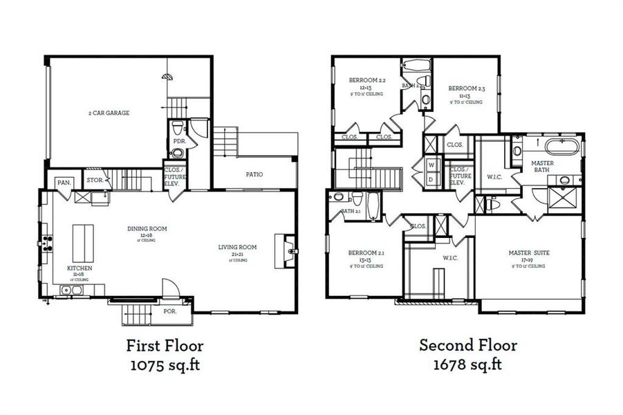 Floor plan for 11071 Chatterton Drive