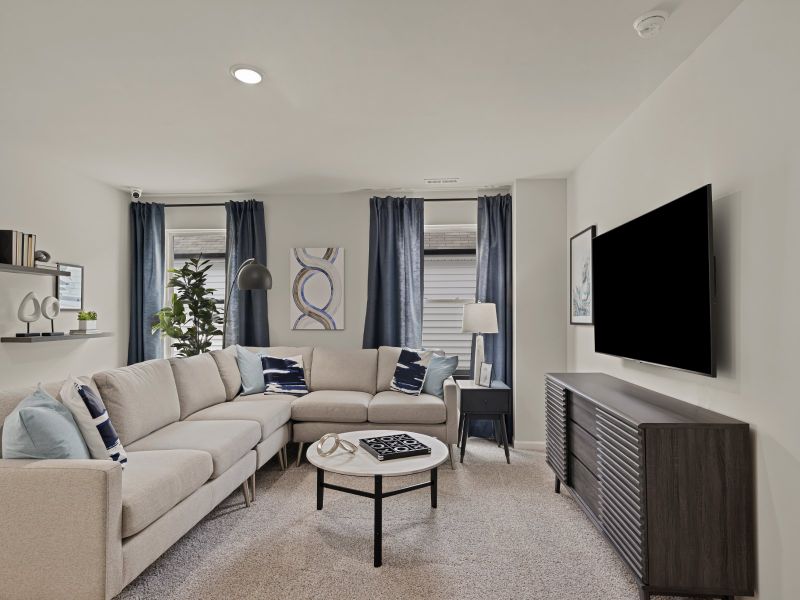 Loft in the Johnson floorplan at a Meritage Homes community in Wendell, NC.