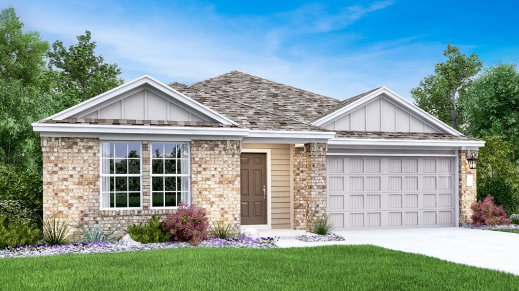 New construction Single-Family house Marquette, 100 Greystone Court, Marble Falls, TX 78654 - photo