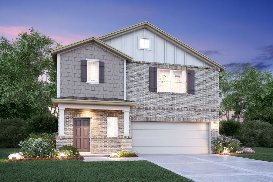 New construction Single-Family house Dogwood - Smart Series, 9912 Cavelier Canyon Court, Montgomery, TX 77316 - photo