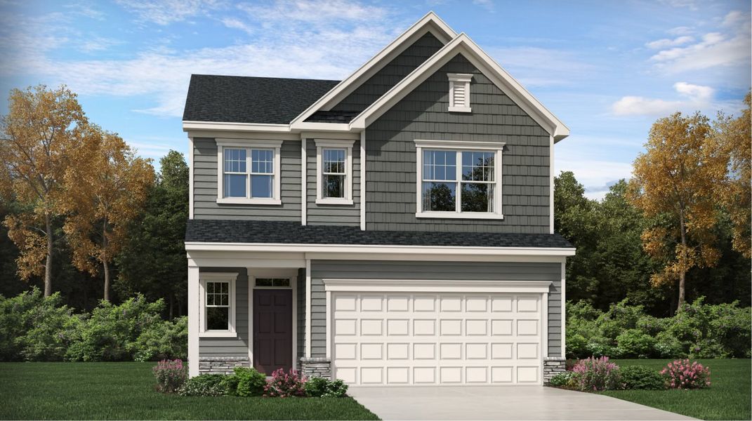New construction Single-Family house 5830 Woodlawn Drive, Durham, NC 27703 Davidson- photo