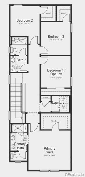 Structural options include: 14 seer A/C unit, gas range in lieu of electric, additional sink at bath, and loft.
