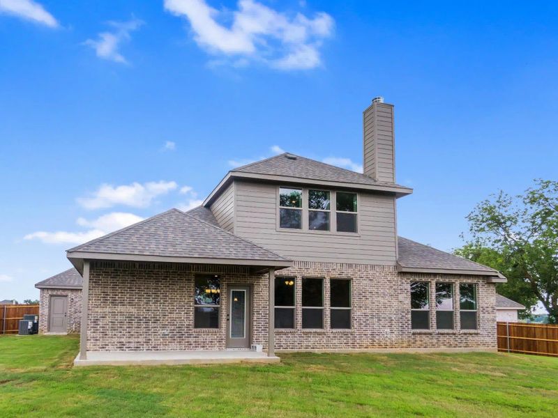 Back Yard | Concept 2671 at Oak Hills in Burleson, TX by Landsea Homes