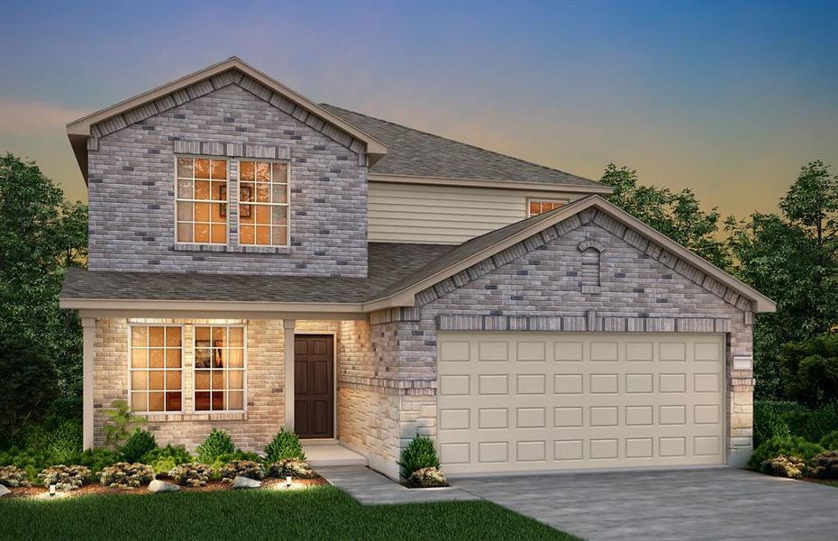 NEW CONSTRUCTION: Beautiful two-story home available at Arbordale in Forney