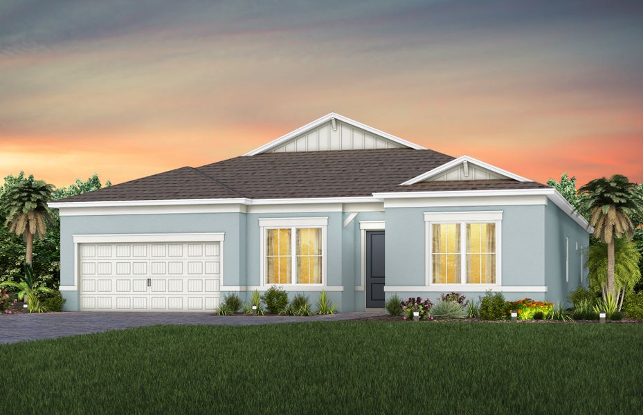 New construction Single-Family house Easley, 10774 Pahokee Beach Place, Orlando, FL 32827 - photo