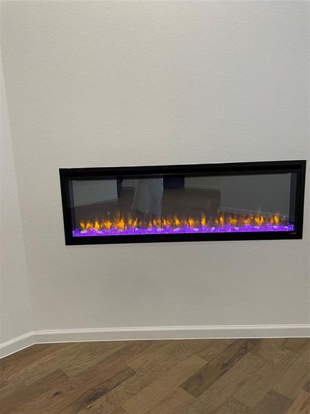 Beautiful contemporary fireplace