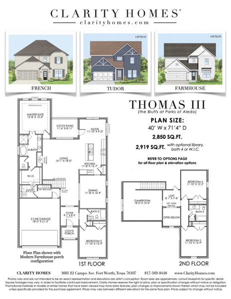 New construction Single-Family house Thomas III, 101 Observation Drive W, Aledo, TX 76008 - photo