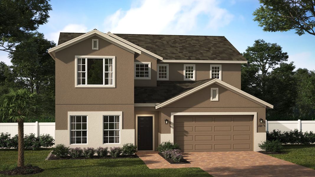 Sutton | Elevation 2 | Landsea Homes Florida