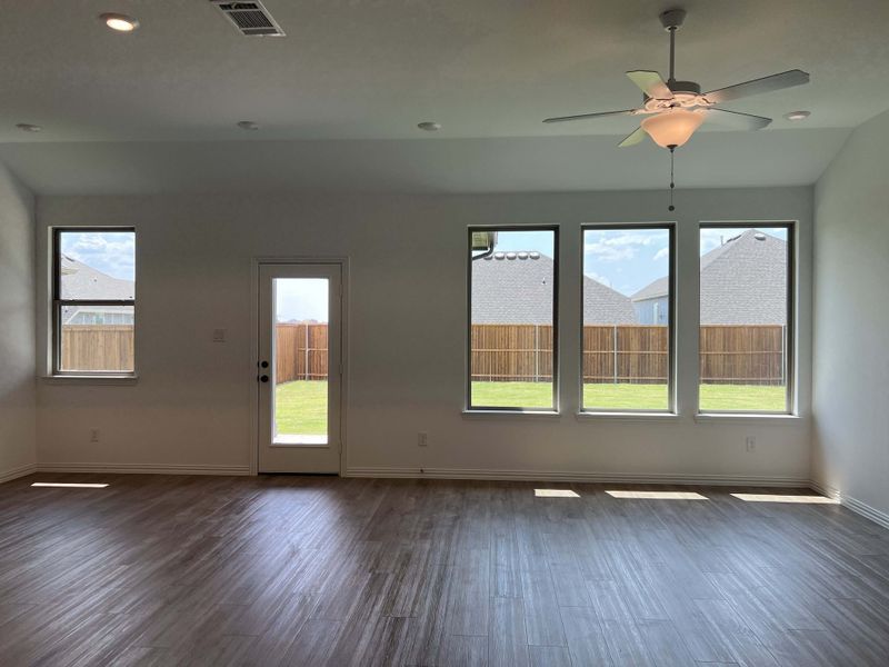 Family Room Construction Progress