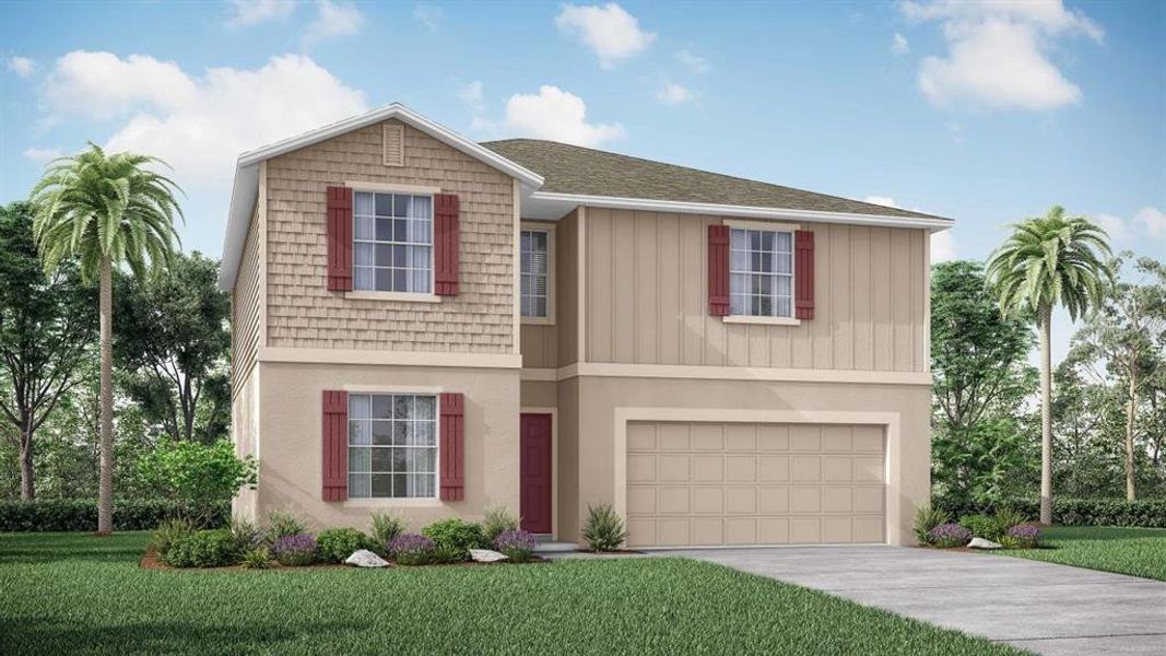 New construction Single-Family house 2062 Canton Park Drive, Winter Haven, FL 33881 The Sycamore- photo