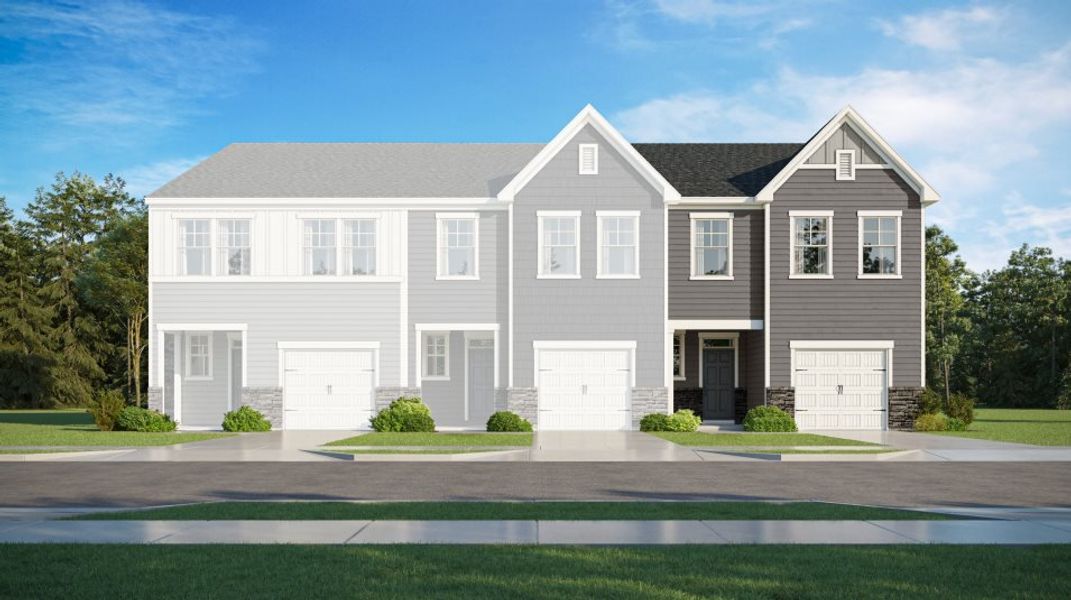 New construction Townhouse house 167 Aster Bloom Ln, Raleigh, NC 27610 Carson II- photo