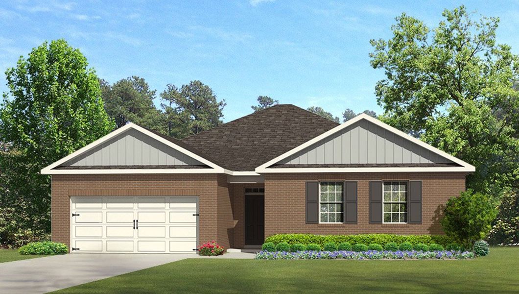 New construction Single-Family house Denton, 5430 Flat Rock Point, Stonecrest, GA 30038 - photo