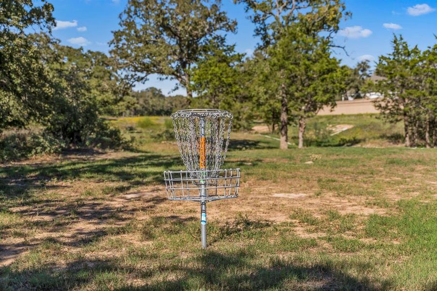 Gorgeous Frisbee Golf Course located in the middle of the community