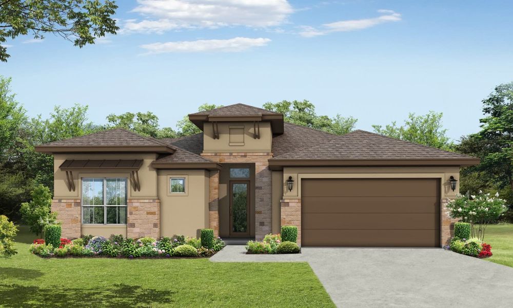 New construction Single-Family house Carrara, 23210 Inspirada, San Antonio, TX 78261 - photo