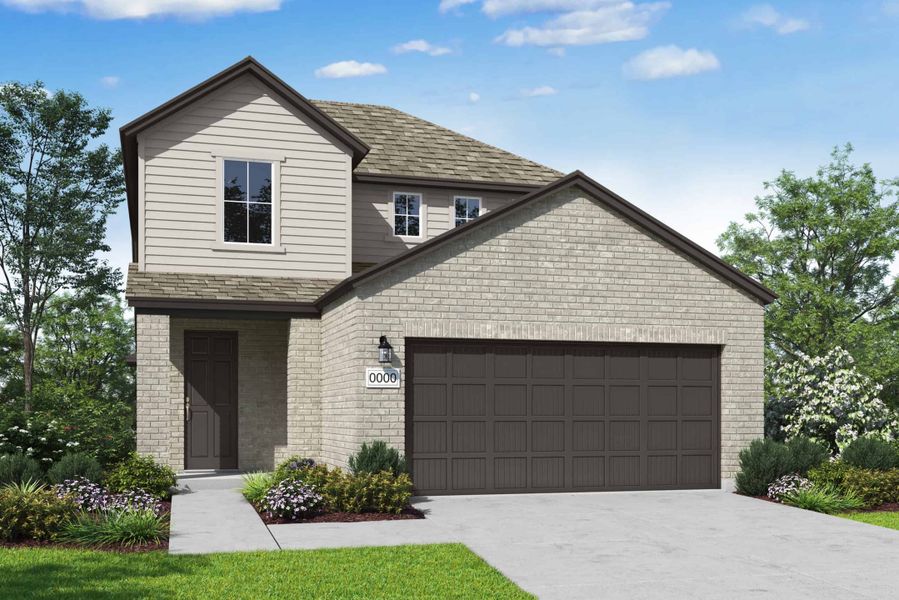 New construction Single-Family house 3623 Twin Glades Pass, Austin, TX 78610 Fieldstone- photo